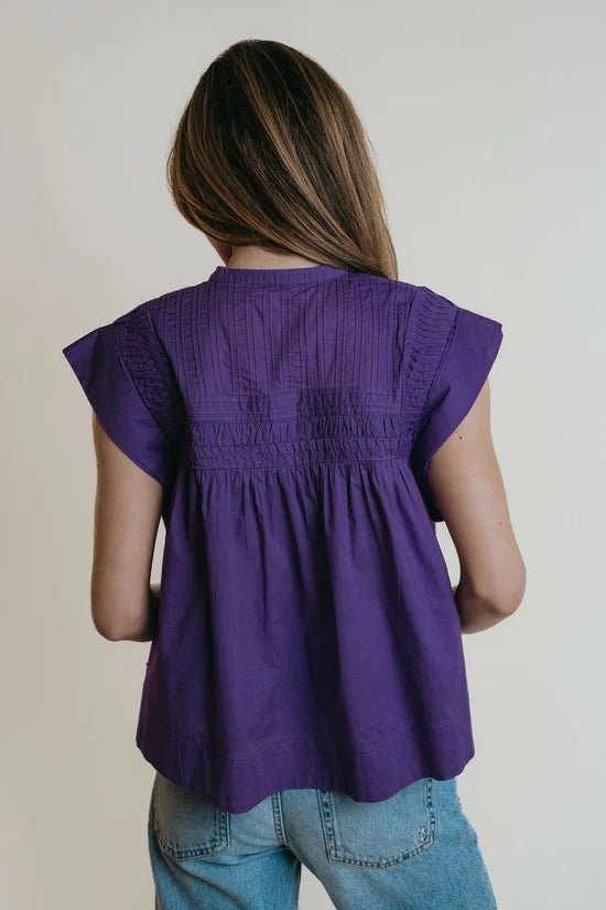 La Roque Becca Blouse - Capri by Sunset & Co.