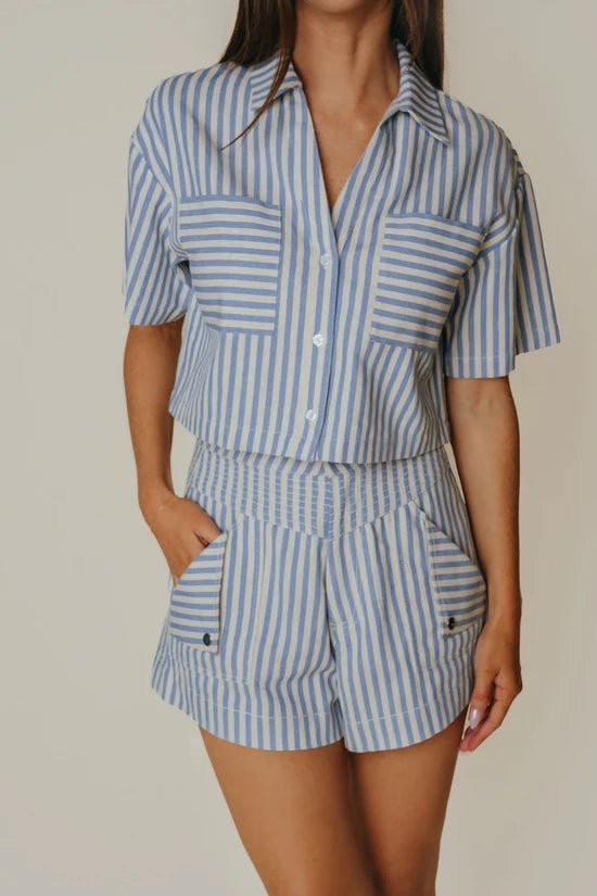 La Roque Cypress Shorts - Capri by Sunset & Co.