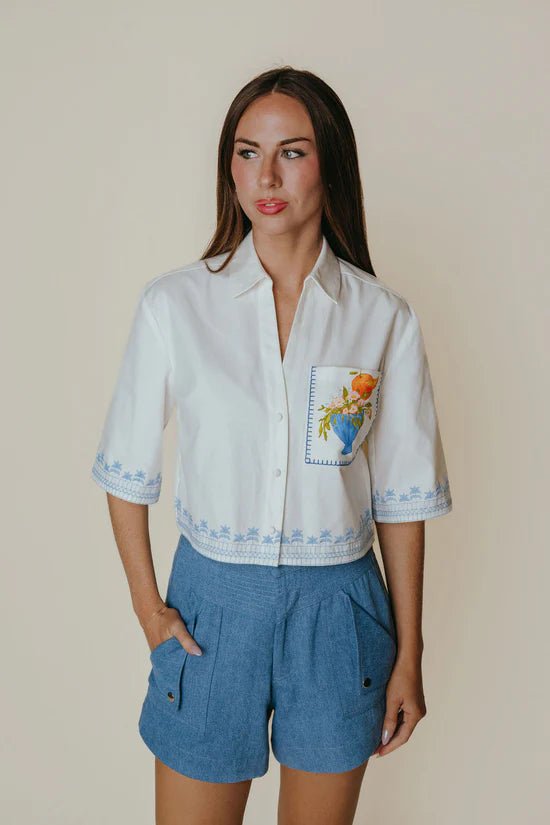 La Roque Cypress Shorts - Capri by Sunset & Co.