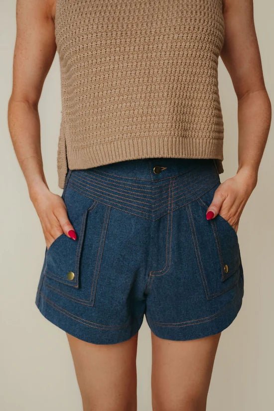 La Roque Cypress Shorts - Capri by Sunset & Co.