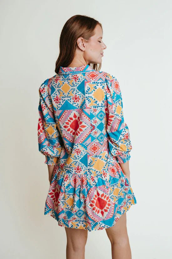 La Roque Banks Dress - Capri by Sunset & Co.