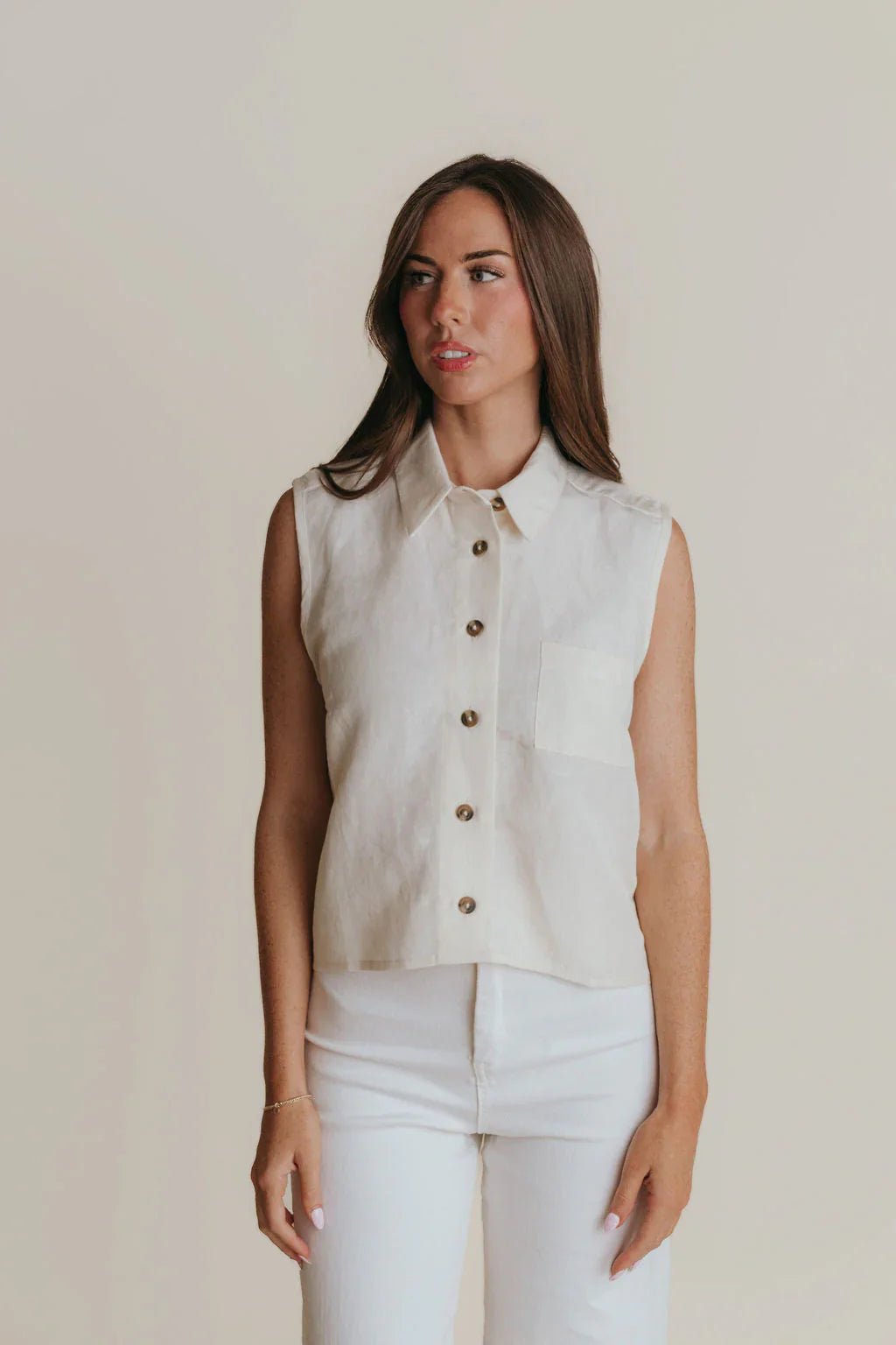 La Roque Paige Top - Capri by Sunset & Co.