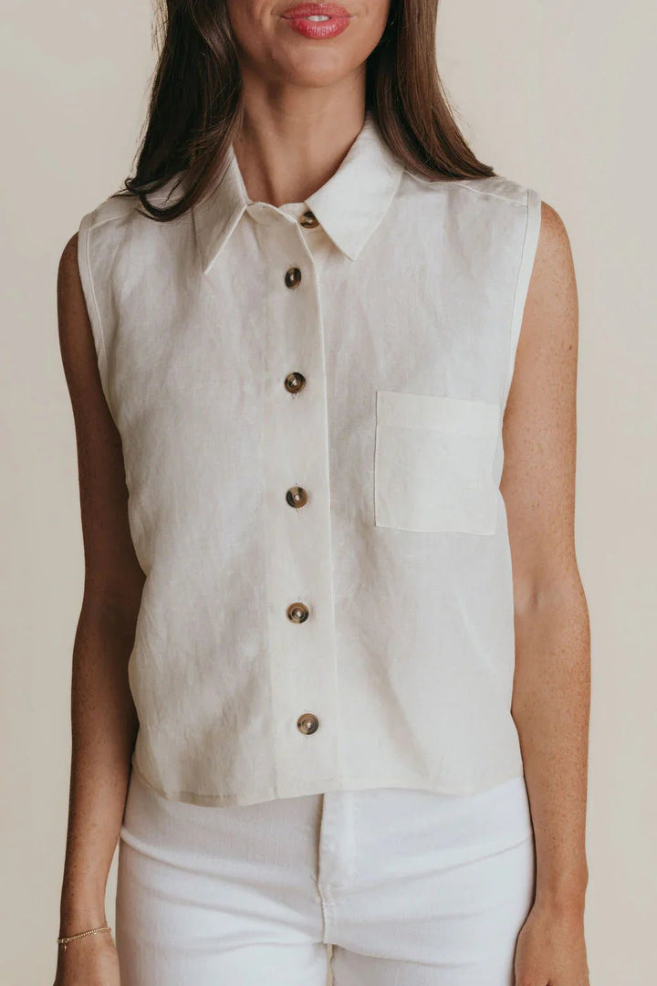 La Roque Paige Top - Capri by Sunset & Co.