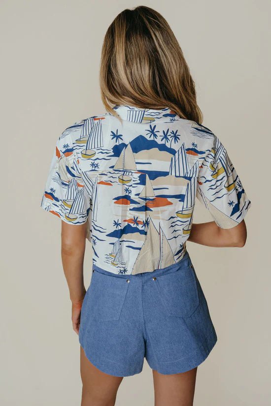La Roque Cypress Shorts - Capri by Sunset & Co.