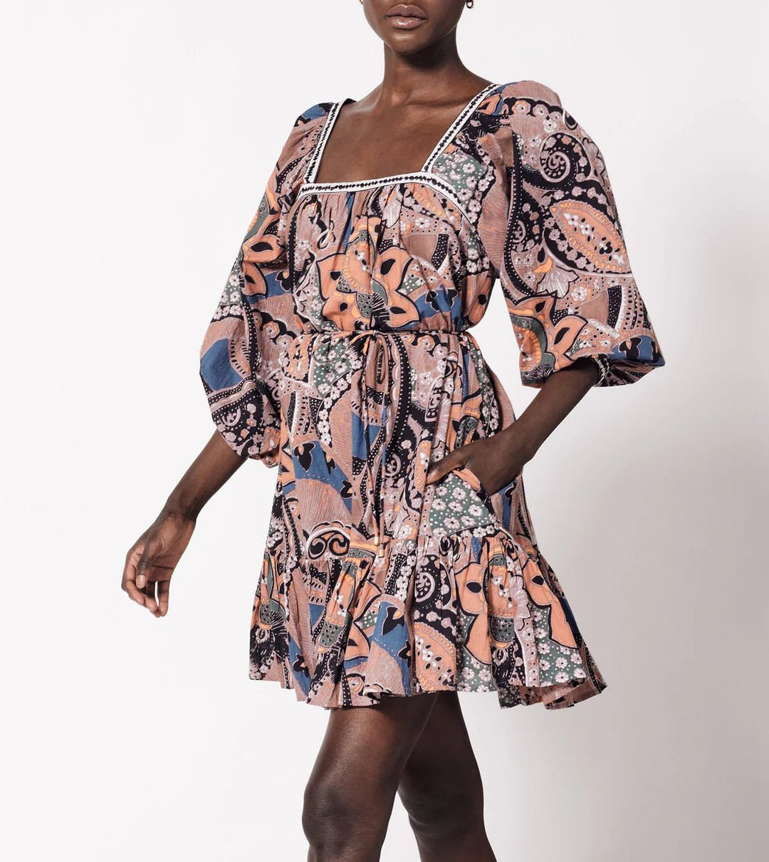 Cleobella Malia Mini Dress - Capri by Sunset & Co.