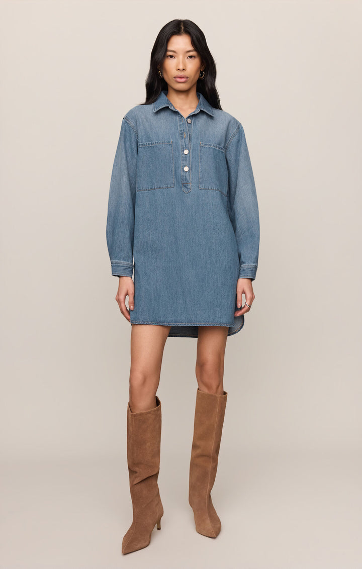 Z Supply Lucie Denim Shirt Dress