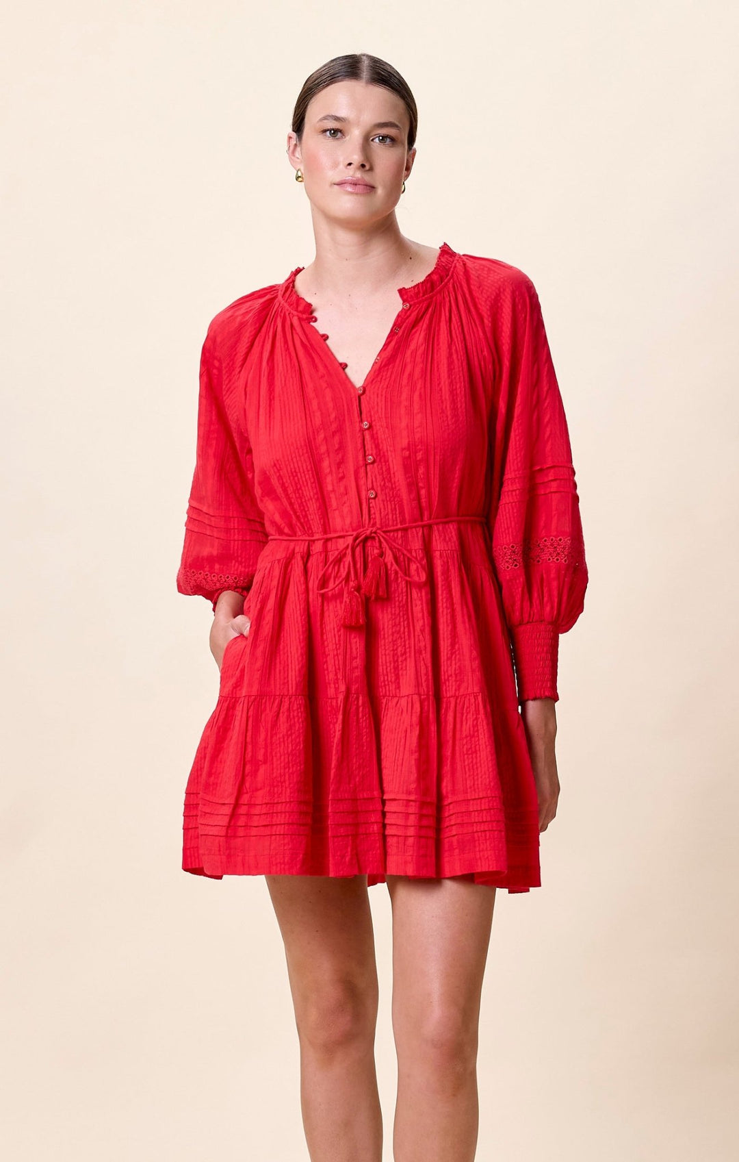 Cleobella Women's Meadow Mini Dress - M / GOJI BERRY Cleobella Women's Meadow Mini Dress - M / GOJI BERRY
