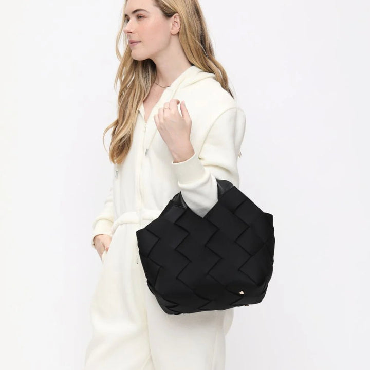 Sol and Selene Resilience Woven Neoprene Tote - Capri by Sunset & Co.