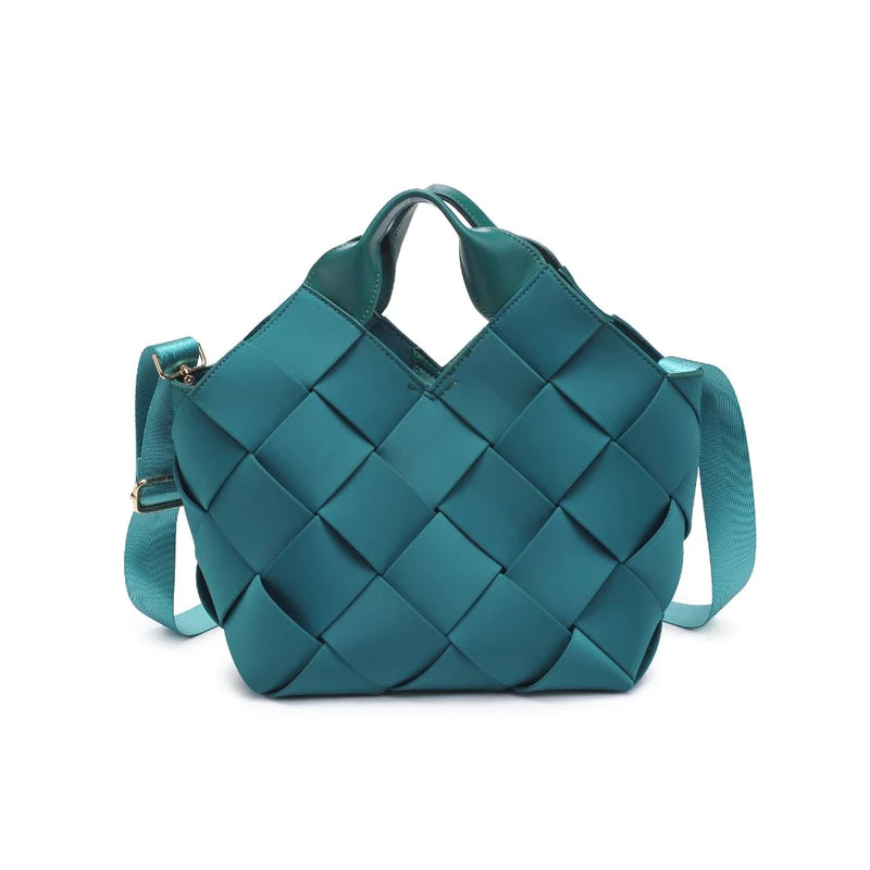 Woven Neoprene Tote - Forest