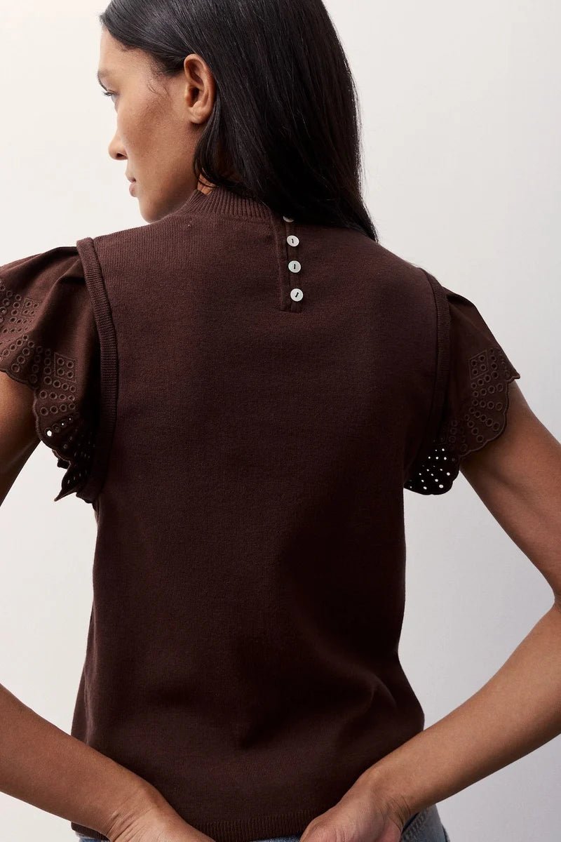 Melissa Nepton Lily Sleeveless Sweater - Capri by Sunset & Co.