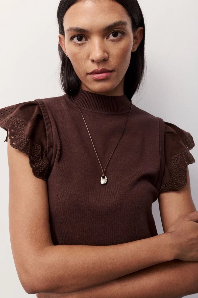 Melissa Nepton Lily Sleeveless Sweater - Capri by Sunset & Co.