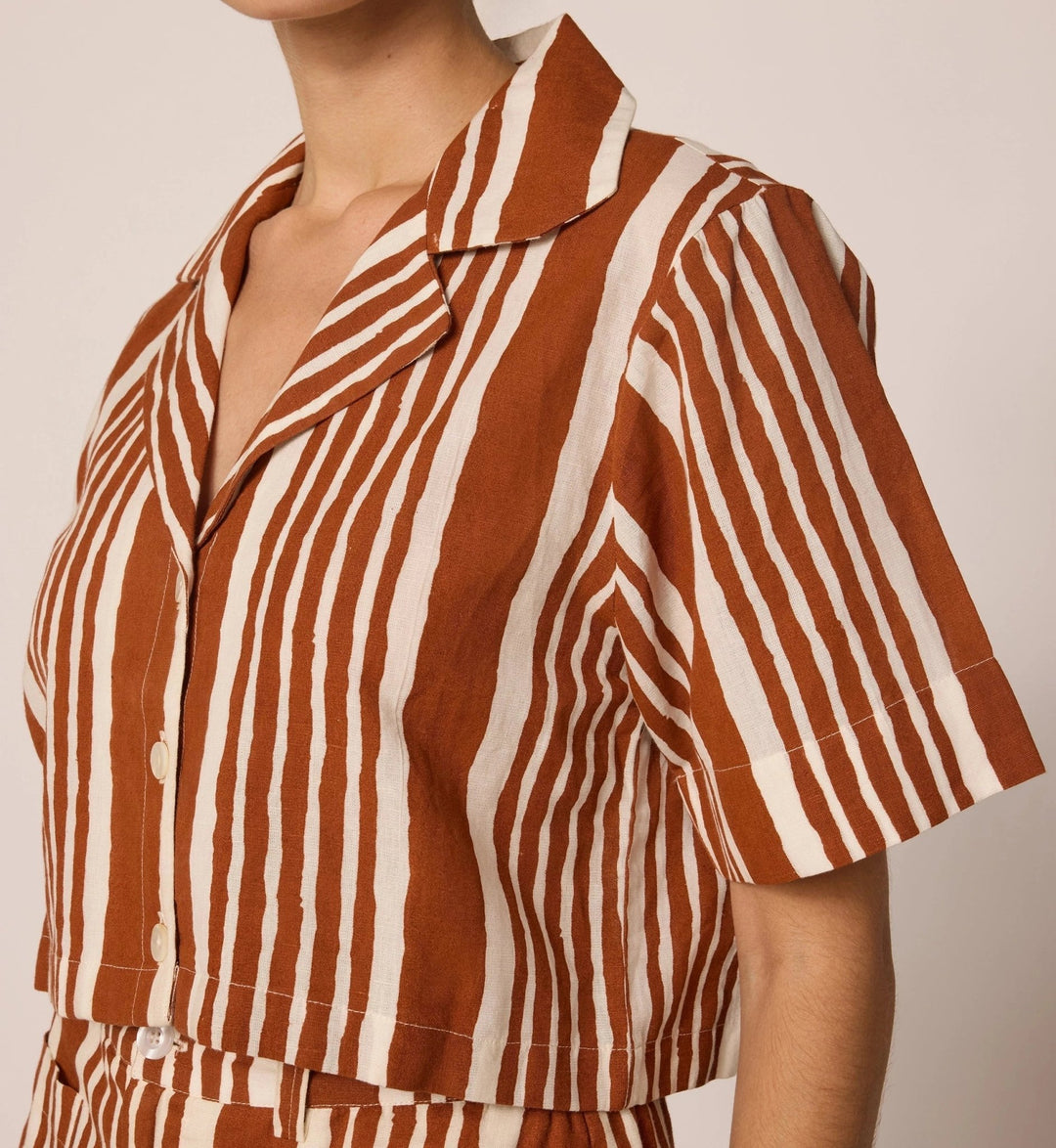 Cleobella Mizuki Blouse - Capri by Sunset & Co.