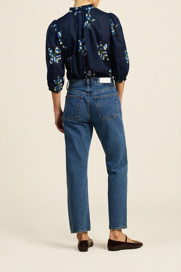 Trovata Orly Blouse - Capri by Sunset & Co.