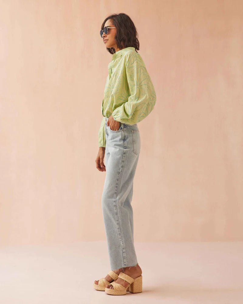 Omika Nero Blouse - Capri by Sunset & Co.