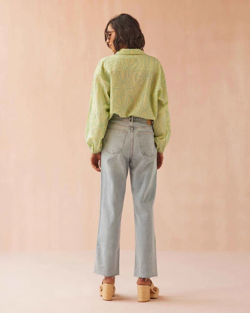 Omika Nero Blouse - Capri by Sunset & Co.