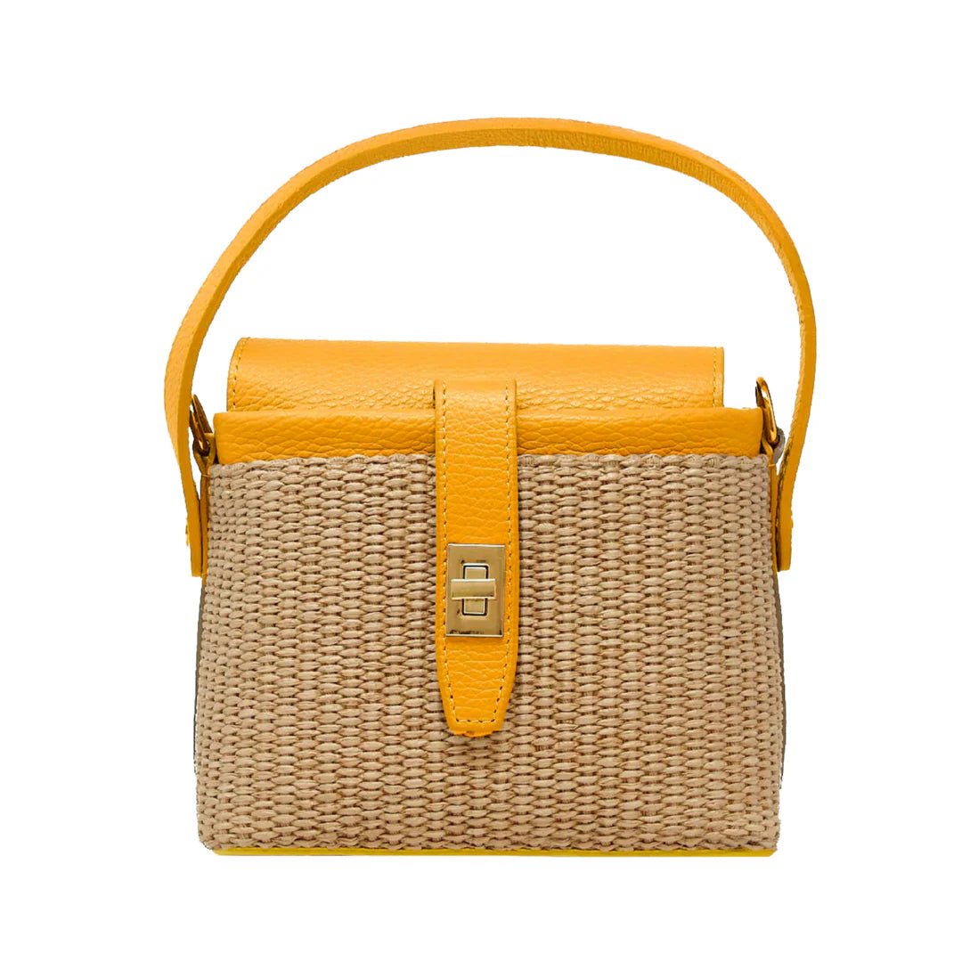 German Fuentes Rattan Handbag - Capri by Sunset & Co.