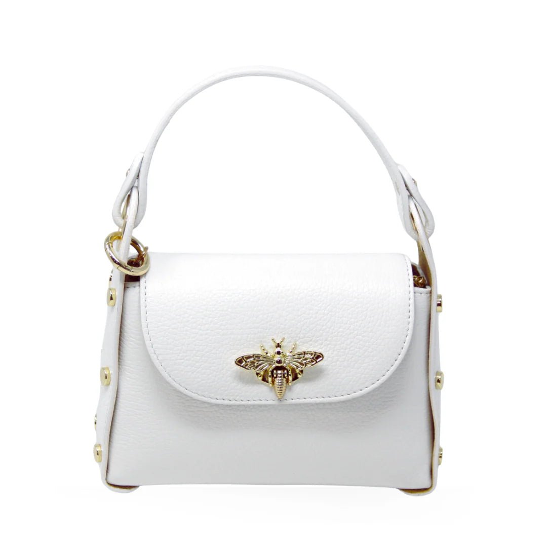 German Fuentes Leather Bee Bag - Capri by Sunset & Co.