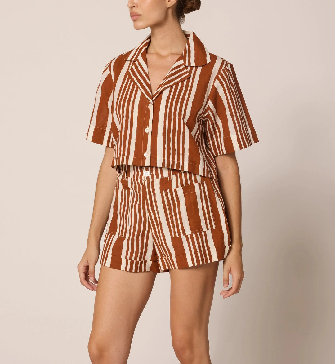 Cleobella Mizuki Blouse - Capri by Sunset & Co.