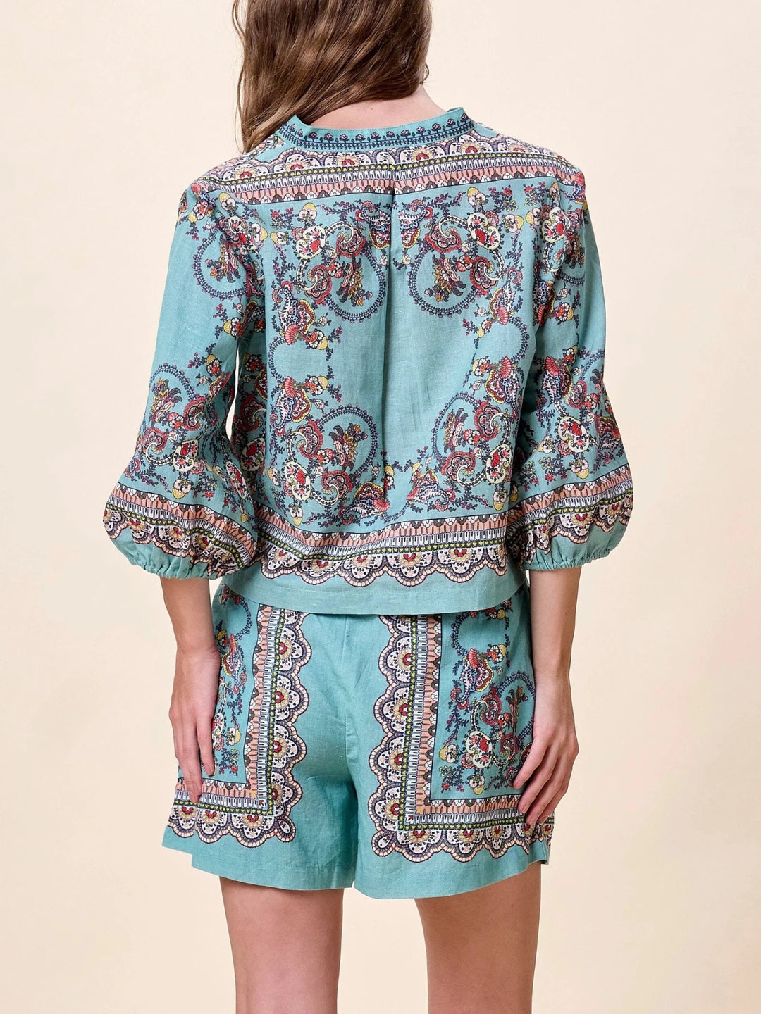 Cleobella Sebastian Short - Capri by Sunset & Co.