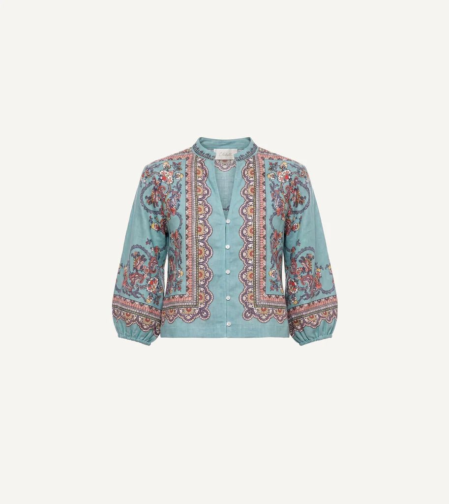 Cleobella Noelle Blouse - Capri by Sunset & Co.