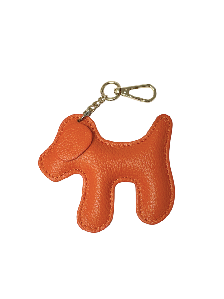 Dog Leather Keychain