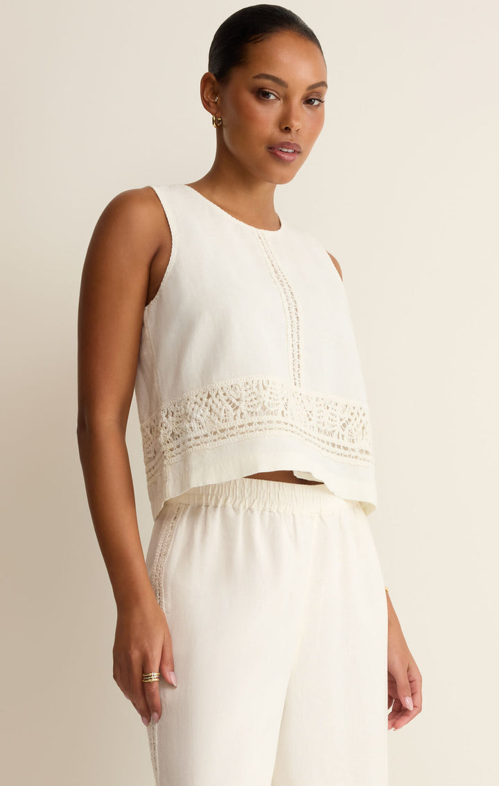 Z Supply Sloane Embroidered Top - Capri by Sunset & Co.