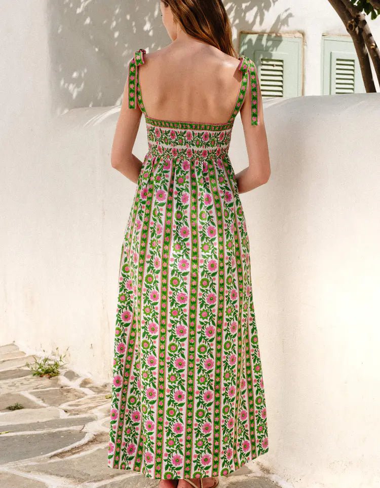 Pink City Prints Mykonos Dress - Capri by Sunset & Co.