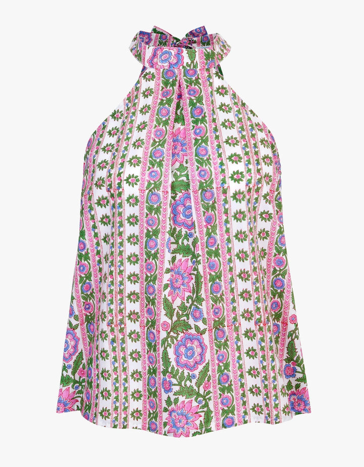Pink City Prints Julia Top - Capri by Sunset & Co.
