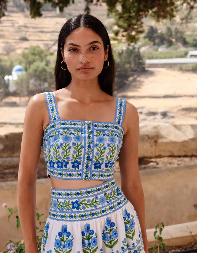 Pink City Prints Immy Top - Capri by Sunset & Co.