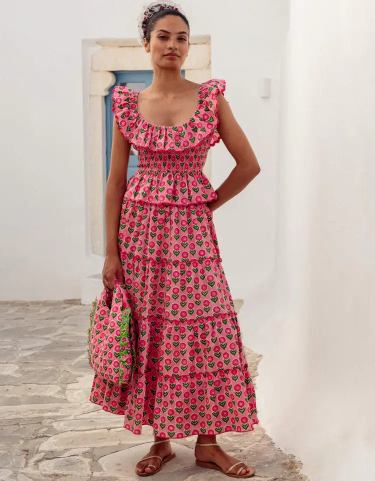 Pink City Prints Rah Rah Skirt - Capri by Sunset & Co.