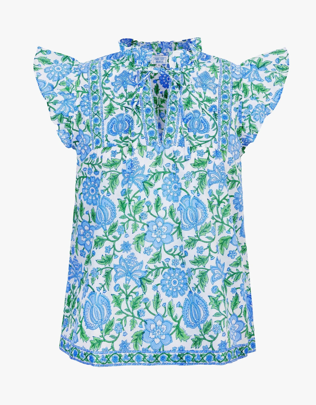 Pink City Prints Nettie Blouse - Capri by Sunset & Co.