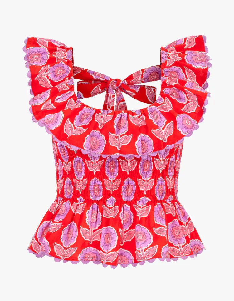 Pink City Prints Susie Top - Capri by Sunset & Co.