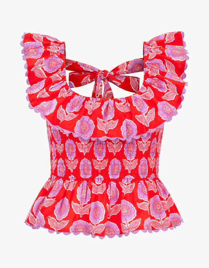 Pink City Prints Susie Top - Capri by Sunset & Co.