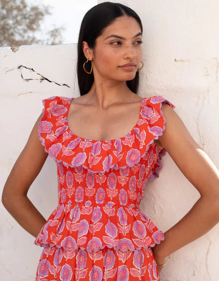 Pink City Prints Susie Top - Capri by Sunset & Co.