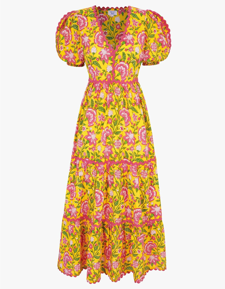 Pink City Prints Jolie Dress - Capri by Sunset & Co.