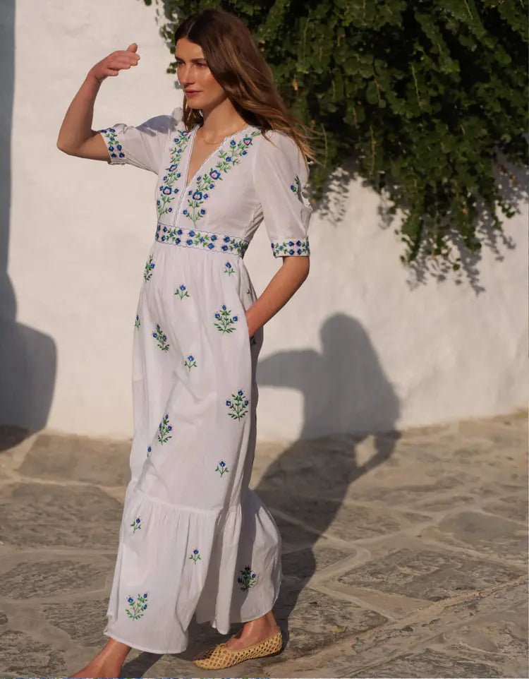 Pink City Prints Alicia Dress - Capri by Sunset & Co.