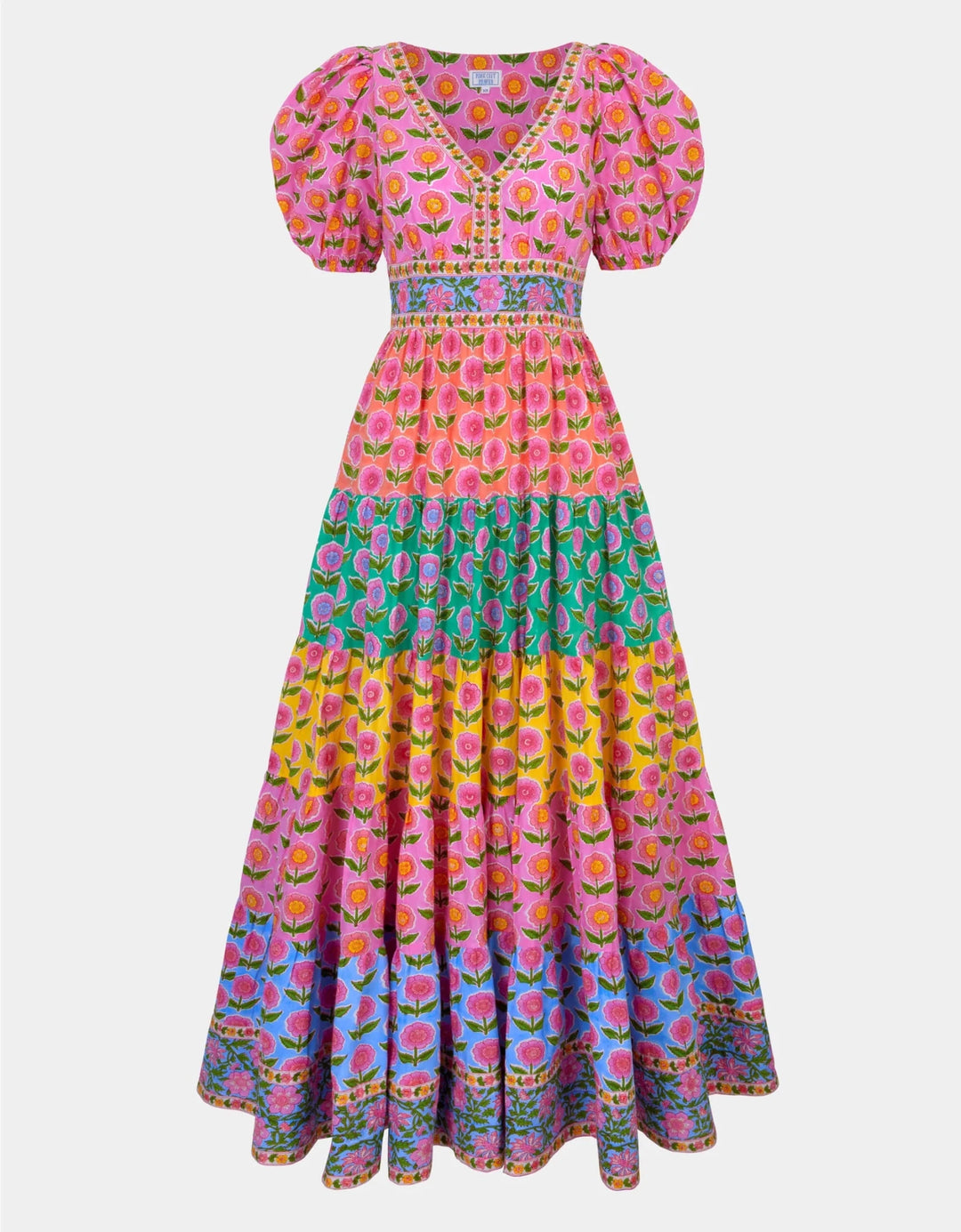 Pink City Prints Zizi Dress - Capri by Sunset & Co.