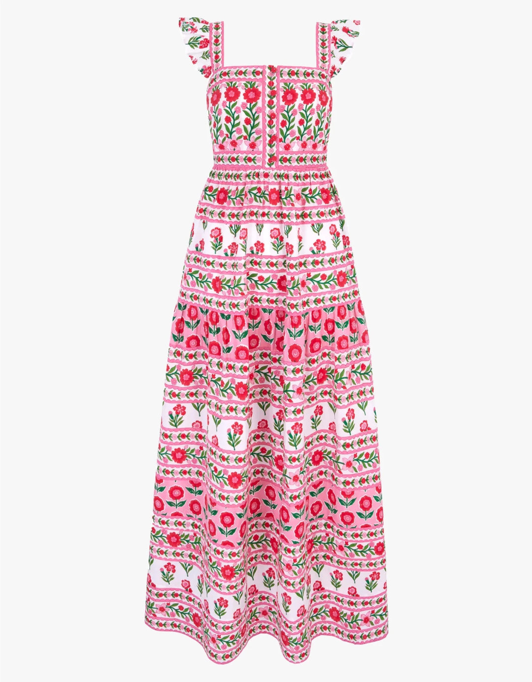 pink city prints lucia dress Rose Folk Lucia Dress