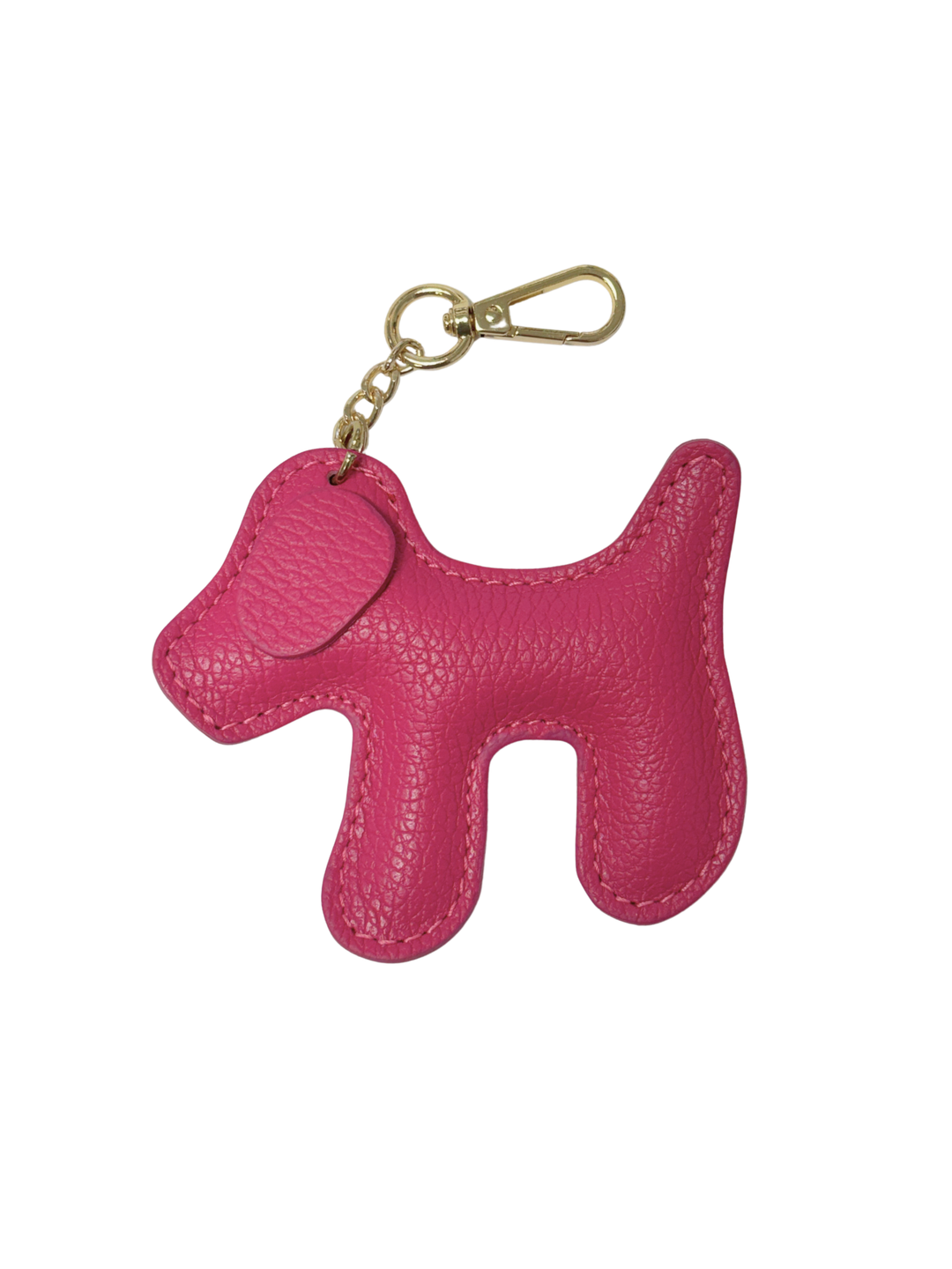 Dog Leather Keychain