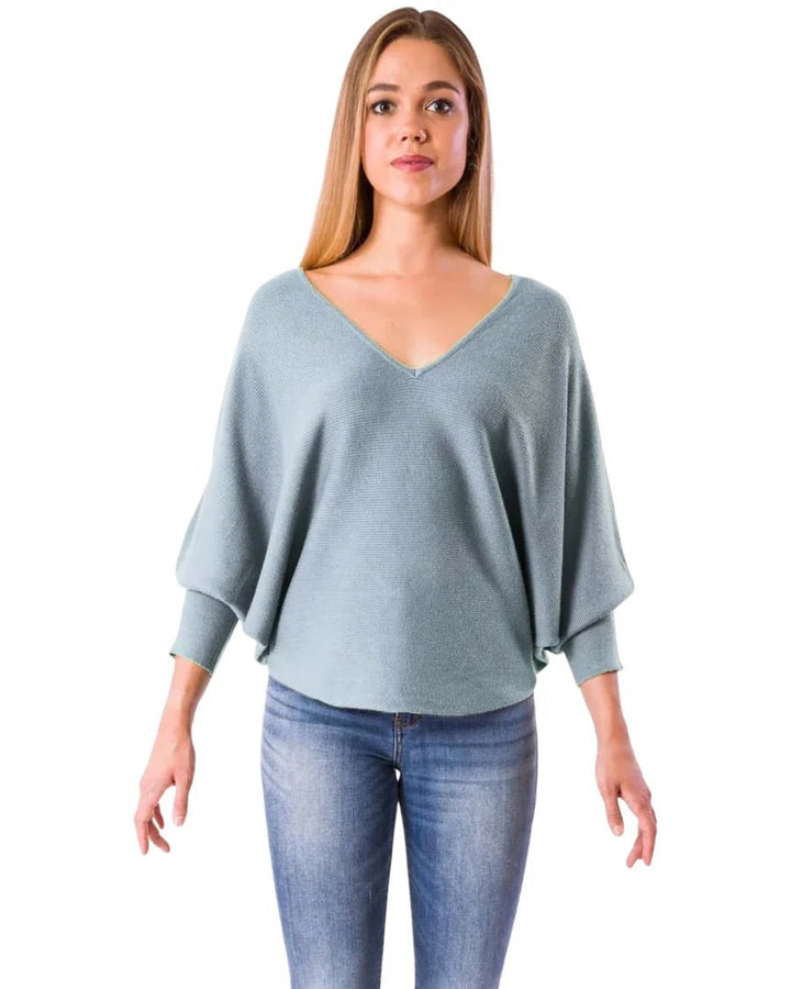KERISMA Ryu V Neck Knit Top - Capri by Sunset & Co.