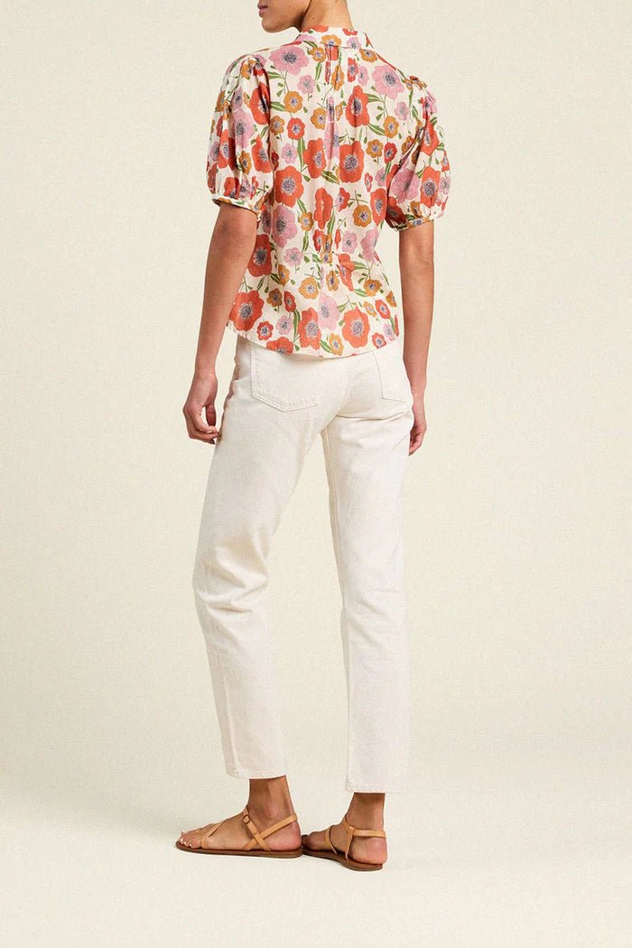 Trovata Nadine Blouse - Capri by Sunset & Co.