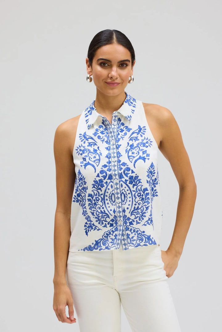 Allison New York Solenne Top - Capri by Sunset & Co.