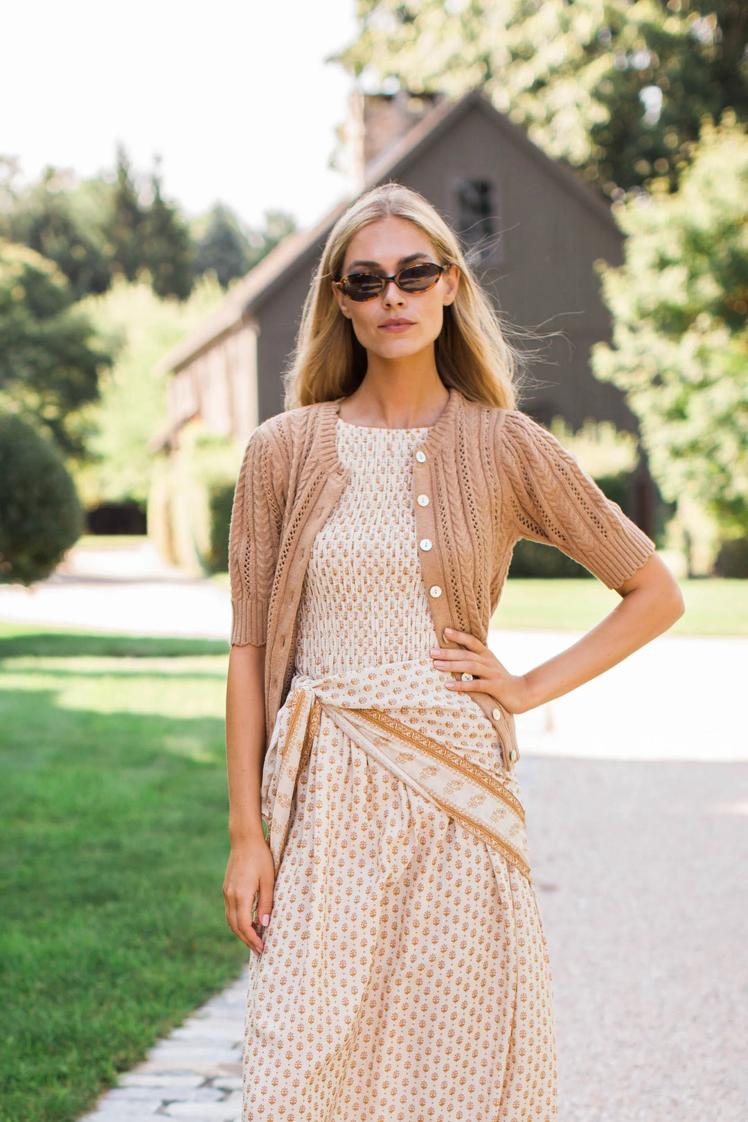 Marea Leah Pointelle Cardi