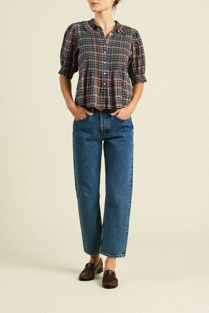 Trovata Jess Blouse - Capri by Sunset & Co.