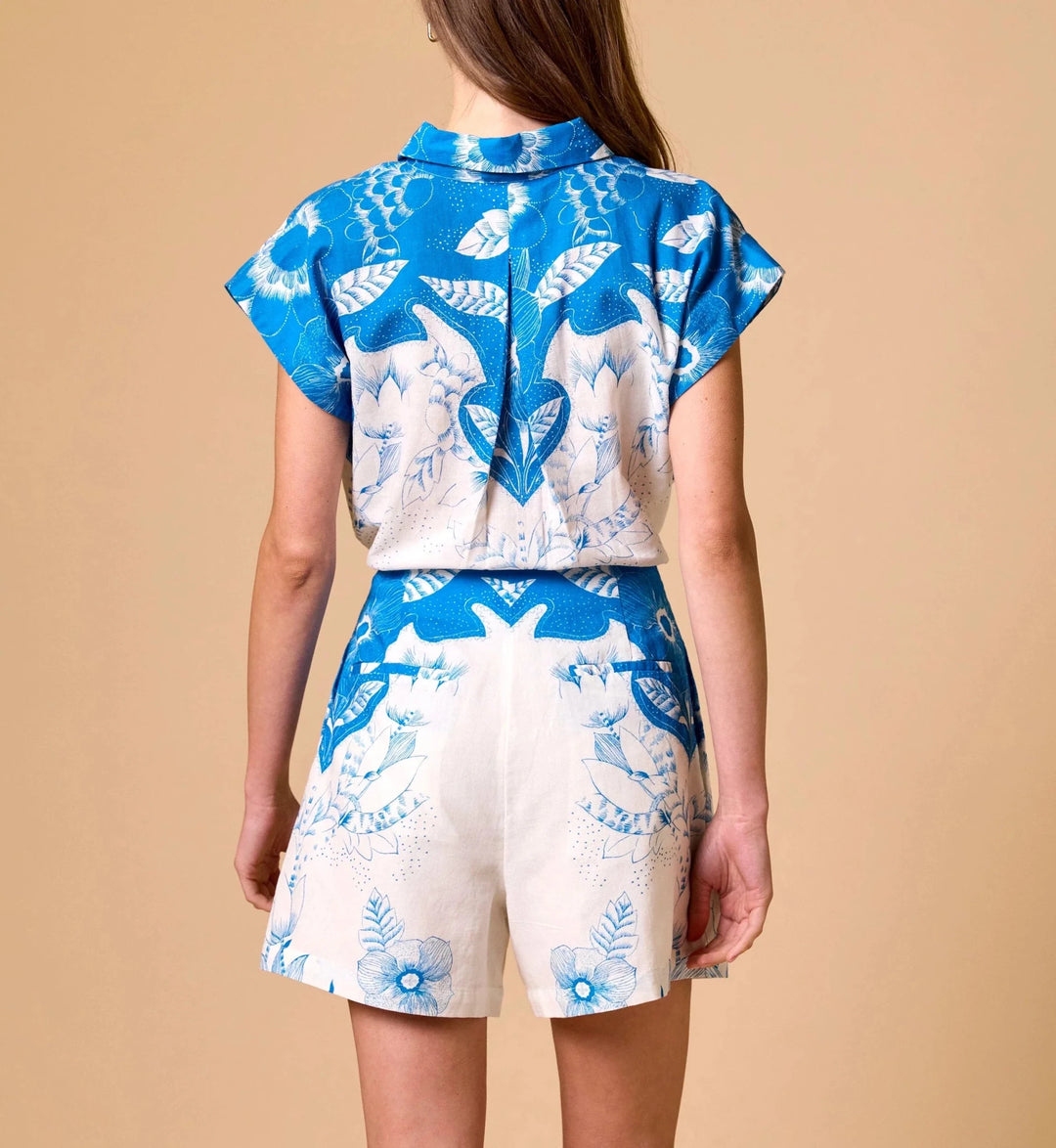 Cleobella Simone Blouse - Capri by Sunset & Co.