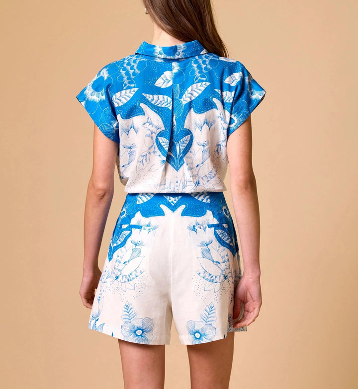 Cleobella Simone Blouse - Capri by Sunset & Co.