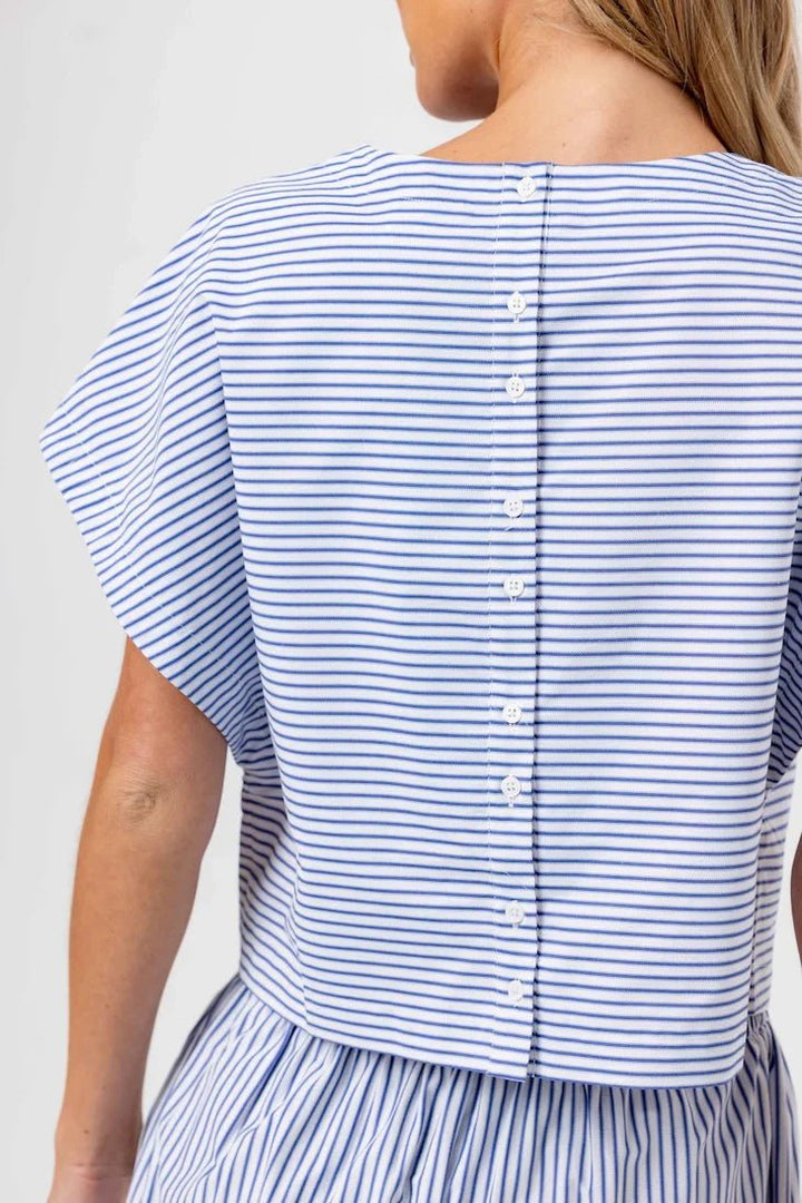 Sundays Stripe Esme Top - Capri by Sunset & Co.