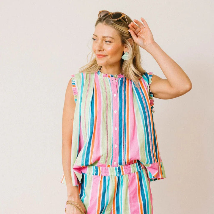 Sunshine Tienda Augustine Top - Capri by Sunset & Co.