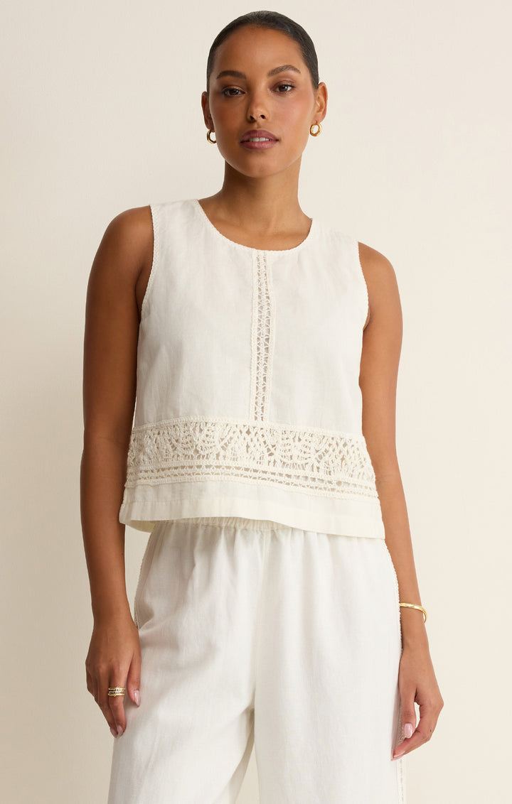 Z Supply Sloane Embroidered Top - Capri by Sunset & Co.