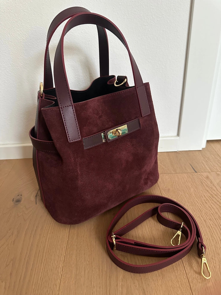 Tatiana Suede Bucket Bag